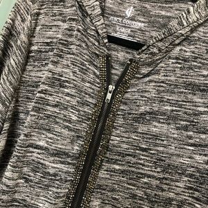 Juicy Couture Sparkle sweater hoodie large